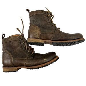 Cuadra Lace Up Distressed Boots